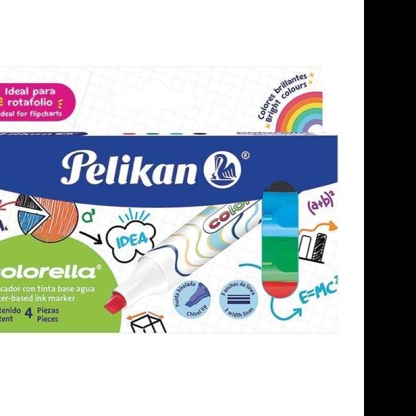 MARCADOR AGUA GRUESO ESTUCHE C4 COLORELA